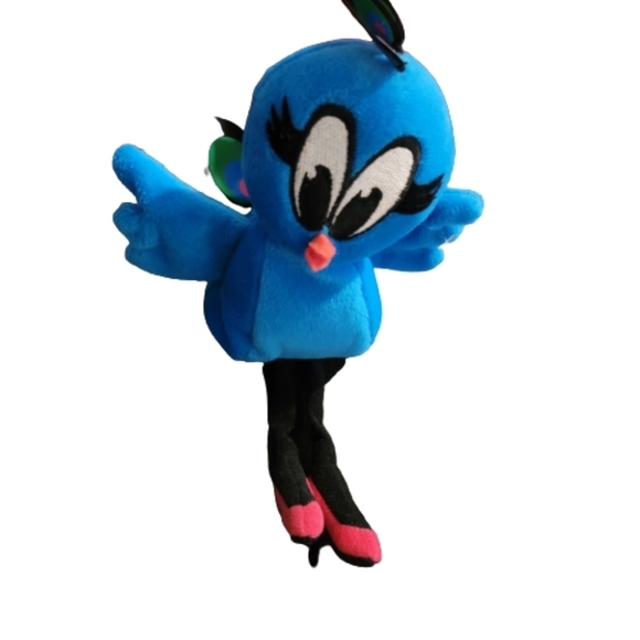 Penelope Stuffed Blue Peacock Red Heels, JC Penney’s Privilege - Picture 1 of 12